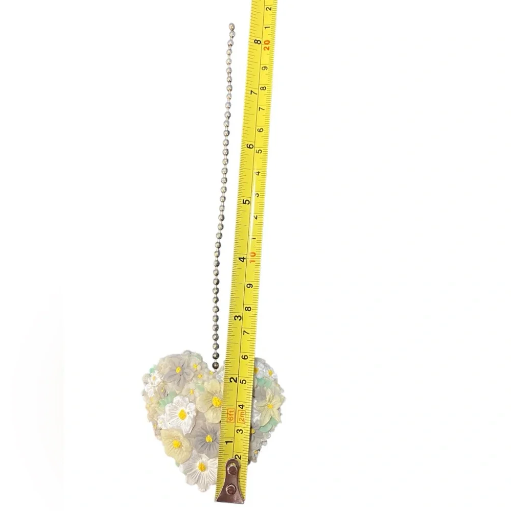 Ceramic heart shaped pull chain - Picture 3 of 3